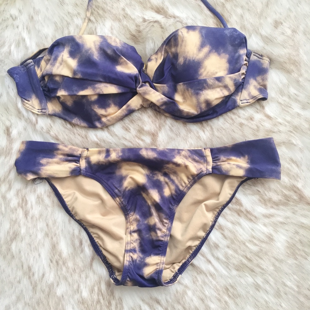 Victoria’s Secret glam tie dye bikini set - 32A / XS